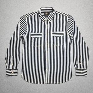 Double RL Hemd Herren XL Hickory gestreift Denim dick Dirigent Ralph Lauren RRL - Bild 1 von 16