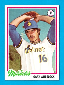 1978 Topps #596 Gary Wheelock NM-MT *CENTERED* Seattle Mariners - Bild 1 von 2