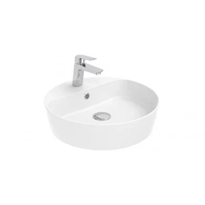WS Bath Collections Lago 146 Lago 17-11/16" Circular Ceramic - White - Picture 1 of 2