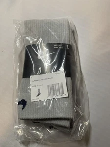 NBA Nike Authentic Gray Sock L Men High Knee Socks PAA543-007 S150 - Picture 1 of 5