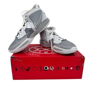 Nike Kyrie Infinity TB Sneakers Mens 13 Wolf Gray White Mid Top DO9616-001 + Box - Picture 1 of 16