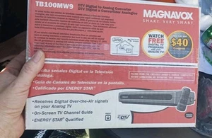 Analog Pass-Through DTV Converter Box -Magnavox- New in Box - Picture 1 of 3