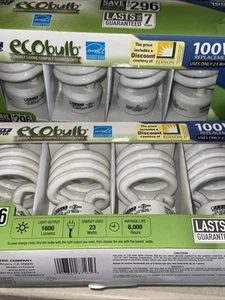 Eco Leuchtmittel 100 Watt. ZWEI 4er Packungen sieben Jahre FEIT Elektro - Bild 1 von 8