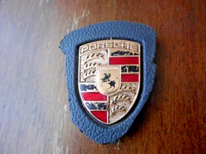 Porsche Steering Wheel Pad Emblem - Porsche Logo Emblem **HEAVY WEAR** - Imagen 1 de 4