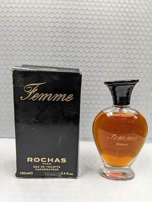 Femme BY ROCHAS Eau de Toilette Spray 3.4 OZ/100 ML PARA MUJER *VERSIÓN VINTAGE* Foto 1 de 4