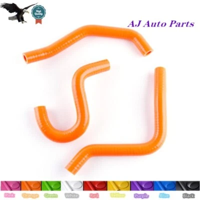 Manguera de radiador de silicona naranja para Honda CR80R 1997-2002/CR85R Expert 2003-2008 Foto 1 de 4