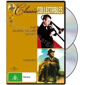 The Glenn Miller Story / Harvey (DVD 2-Disc) PAL Region 4 (James Stewart) SEALED - Picture 1 of 6