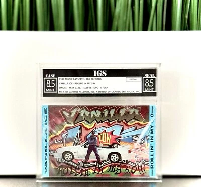 VANILLA ICE Rollin’ In My 5.0 Cassette ©1991 SBK Records OOP NOS IGS 8.5 MINT⭐️ - Image 1 of 4