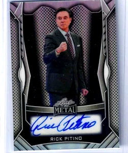 RICK PITINO 2025 LEAF METAL SERIAL NUMBERED 20/209 AUTOGRAPH - Picture 1 of 2