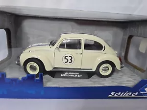 Solido Disney Volkswagen Beetle Herbie #53 racer 1973 1/18 S1800505 - Foto 1 di 4