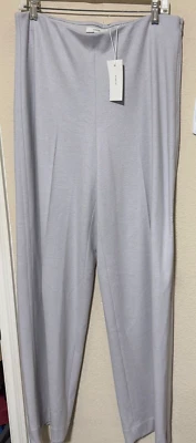 NEW VINCE Wool Flannel Wide Leg Pants Grey sz 12 $395 RV tall quiet luxury - Image 1 of 4