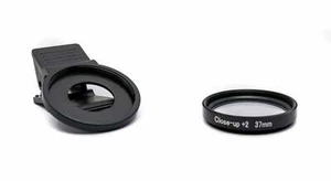 Macro Lens + 2 Zoom Close Up Filter with Clip IN Black - Zdjęcie 1 z 4