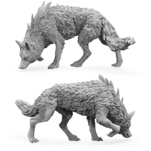 Tibetan Wolf Animal 3D Printing Unpainted Figure Model GK Blank Kit New In Stock - Picture 1 of 5