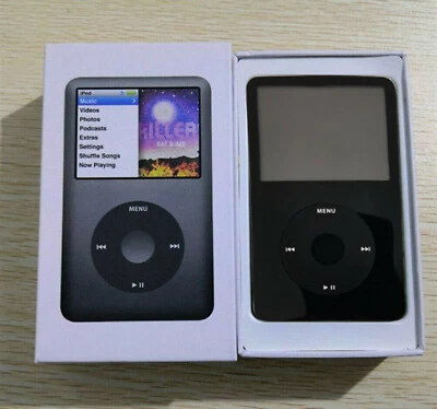 Apple iPod  Video 5th Generation Black (80 GB) MP3 Player - Sealed - Image 1 of 4