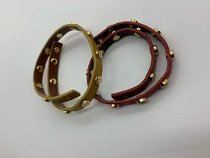 Lot# 14 Tory Burch 2 Lederarmband umwickelt - Bild 1 von 4