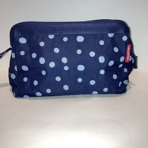 Reisenthel Toiletry Bag Navy Blue With White Dots - Picture 1 of 4