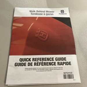 Husqvarna 21" Handmäher Kurzanleitung Handbuch 587531532 - Bild 1 von 6