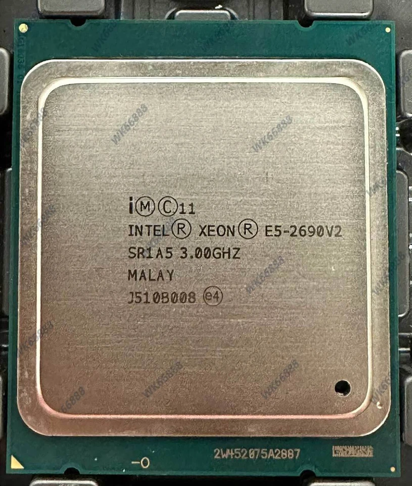 Intel Xeon E5-2690 v2 SR1A510 core 3.0GHz 25M 8GTs LGA2011 server CPU processor - Image 1 of 1