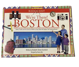 Kidquest Book We’re There Boston Paperback Exploring Games Puzzles Grumbach - Picture 1 of 12