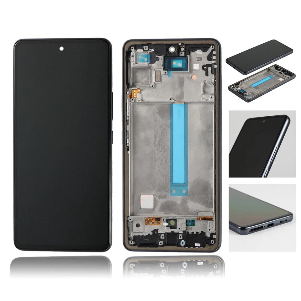Para Samsung Galaxy A53 5G A536 Pantalla LCD Pantalla Táctil Repuesto + Marco Negro Foto 1 de 4
