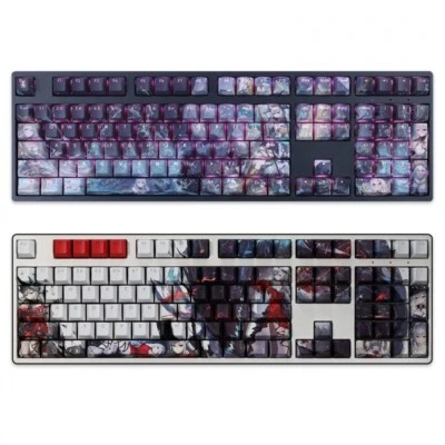 Arknights Skadi the Corrupting Heart Theme Keycaps PBT Sublimation 108 Keys/Set - Image 1 of 4