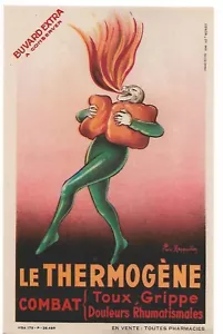 Mini poster originale Leonetto Cappiello Le Thermogéne Combat 1950 D1 - Foto 1 di 1