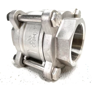 IFC Series SC In-line Silent Check Valve Full Stainless Steel 2" NPT 600-psi - Picture 1 of 12