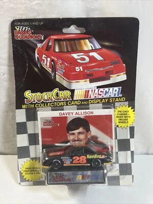 1992 NASCAR Davey Allison Havoline Ford T-Bird 1/64th Racing Champions Diecast - Image 1 of 4