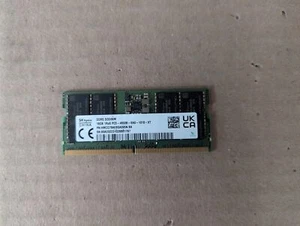 SK HYNIX HMCG78AEBSA095N 16GB 1RX8 PC5-4800B SODIMM LAPTOP MEMORY RAM A2-10(6) - Picture 1 of 2