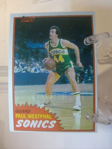 1981-82 Topps Basketball #W101 - Paul Westphal - Seattle SuperSonics (96776) - Picture 1 of 2