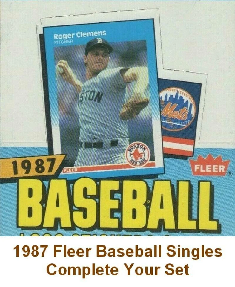 1987 Fleer Baseball Cards Complete Your Set Pick Singles From 1-220 ALL NM-MT - Image 1 of 1