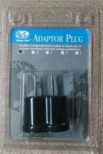 Adaptador de enchufe de Bahamas, Belice, Bolivia, Brasil, Japón, Corea, Taiwán a EE. UU. - Imagen 1 de 2