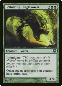 4x Bellowing Tanglewurm SOM #111 Magic Magic English Casi Nuevo/Sin Jugar Tarjeta de UC poco común - Imagen 1 de 1