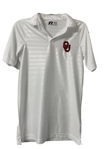 Oklahoma Sooners Embroidered Men's White Polo S/S Shirt NWOT - Picture 1 of 8