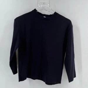 The Row navy blue thick shirt size 8 year - Picture 1 of 10