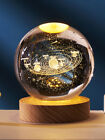 Sphere Glowing Planetary Crystal Ball USB Power Astronaut Night Light Home Decor
