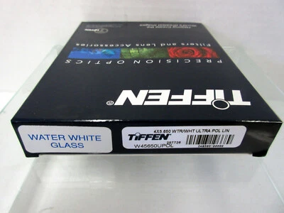 Tiffen 4x5.65" Ultra Pola Linear Polarizer Water White Filter W45650UPOL - 4mm - Image 1 of 4