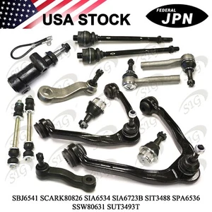 Front Control Arm Tie Rod Suspension Kit for 2000-2006 Chevy Suburban 1500 13PC - Picture 1 of 10