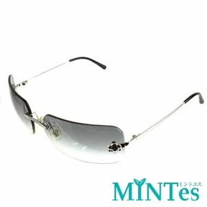 Auth Chanel Camellia Sunglasses 4085 Gray Gradient Silver Plastic Nickel Alloy U - Picture 1 of 6