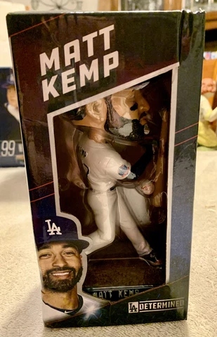 ⚾️MATT KEMP Los Angeles Dodgers 2018 Bobblehead SGA MLB NIB MINT⚾️ Cover