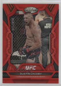 2023 Panini Chronicles UFC Certified Red /199 Dustin Jacoby #223