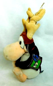 15" Opus Penguin Reindeer Plush Stuffed Animal Dakin Bloom County Christmas 198 - Picture 1 of 10