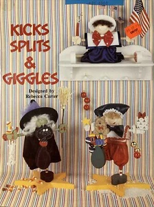 Vintage dekoratives Tole Malbuch: Tritte, Splits & Giggles von Rebecca Carter - Bild 1 von 12