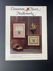 Houses Home Sweet 14 ct Sampler House Cinnamon Hearts Cross Stitch Sampler - Bild 1 von 2