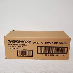 L- Cardboard Winchester Super X Heavy Game XU12H7 Shotshell 12G EMPTY BOX Only! - Picture 1 of 6