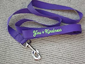 Personalized Dog Leash Embroidered with Name and Design Great Gift Dog Walkers - Foto 1 di 9