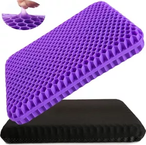 Orthopaedic Gel Seat Cushion Extra thicken For Long Sitting Office Car Chair - Picture 1 of 7
