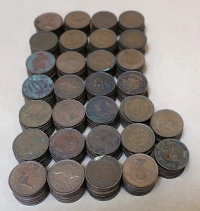 DECEASED ESTATE BULK LOT 300 AUSTRALIAN HALF PENNY PENNIES 1911-1964 1.7kg - Bild 1 von 1