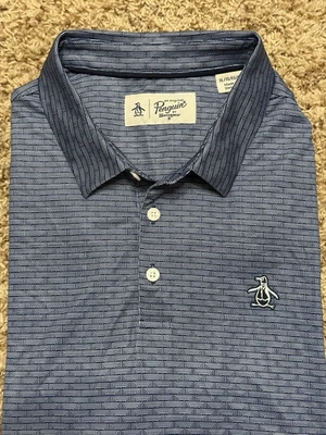 Penguin by Musingwear Mens Blue Polo Shirt Size XL NWOT - Image 1 of 4