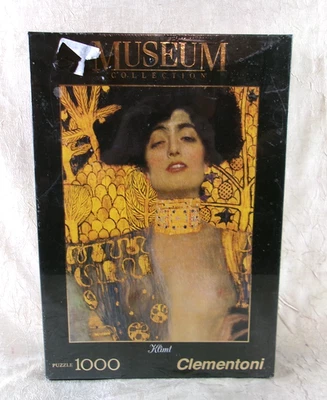 Clementoni Museum Collection Puzzle 1000 pc Gustav Klimt Judith Sealed Italy - Image 1 of 4